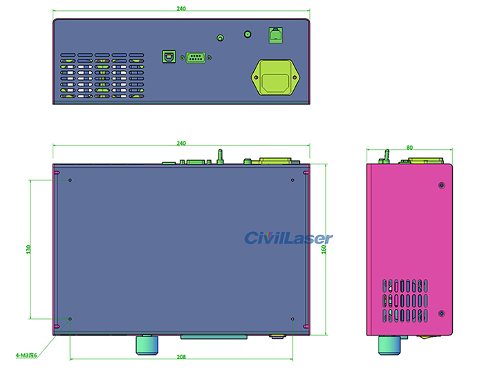 fiber coupled laser